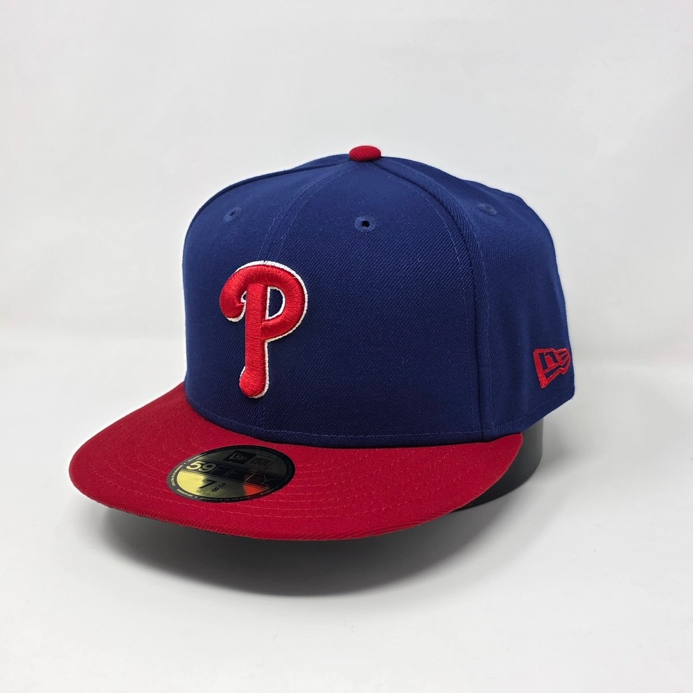 New‎ Era Philadelphia Phillies Authentic On Field 59fifty Fitted Hat 7 3/8 Cap